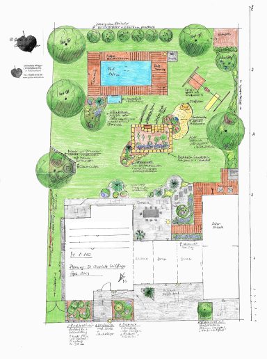 Familiengarten Hochbeet Spielzone